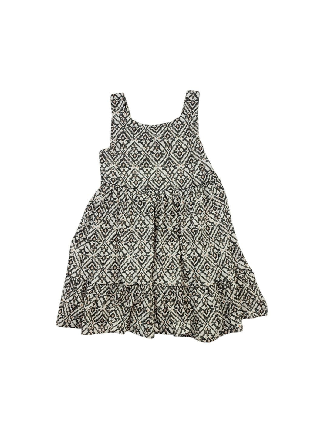 Комбінований літній дитячий комплект (сукня + лосини + сумочка) для дівчинки 110 см різнобарвний (250122057) C&A