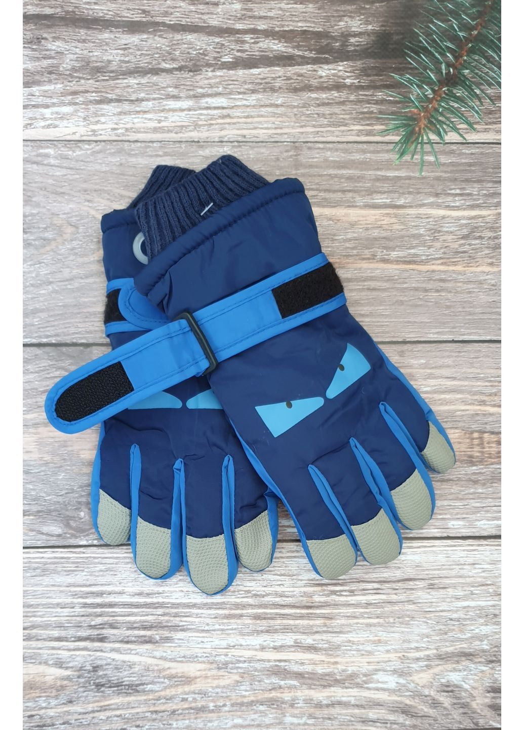 Балоновые перчатки на меху для мальчиков и девочек 6-10 лет No Brand (358517384)