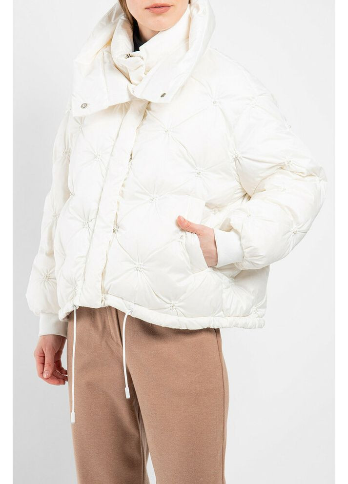 Белый зимний Пуховик Modna KAZKA