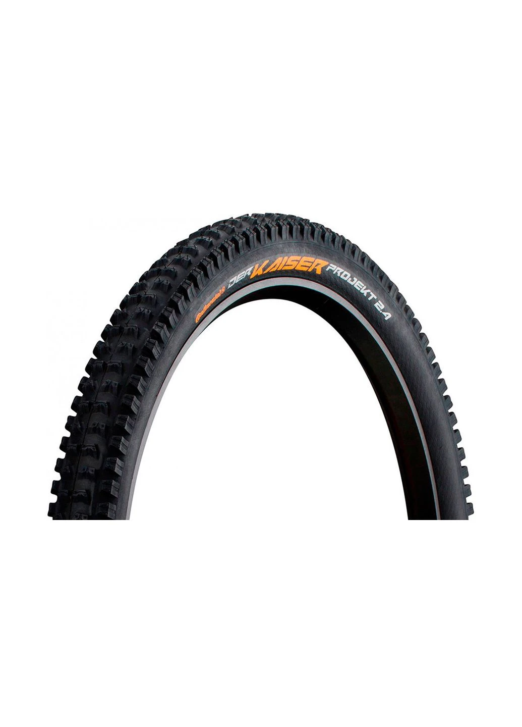 Покрышка Der Kaiser 2.4 Projekt, 27.5"x2.40, 60-584, Wire, BlackChili, Apex, Skin black Continental (394681016)