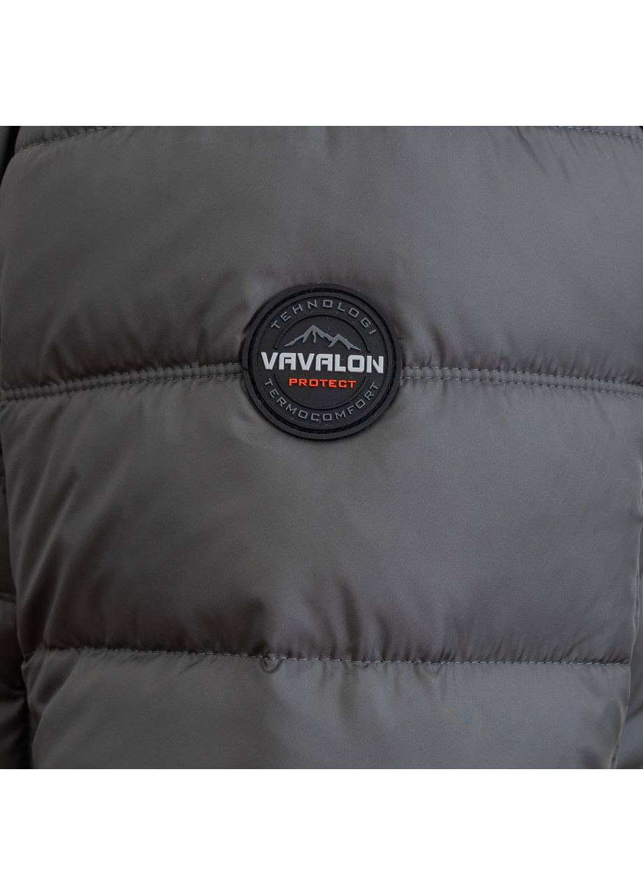 Графитовая зимняя мужская зимняя куртка большого размера SK