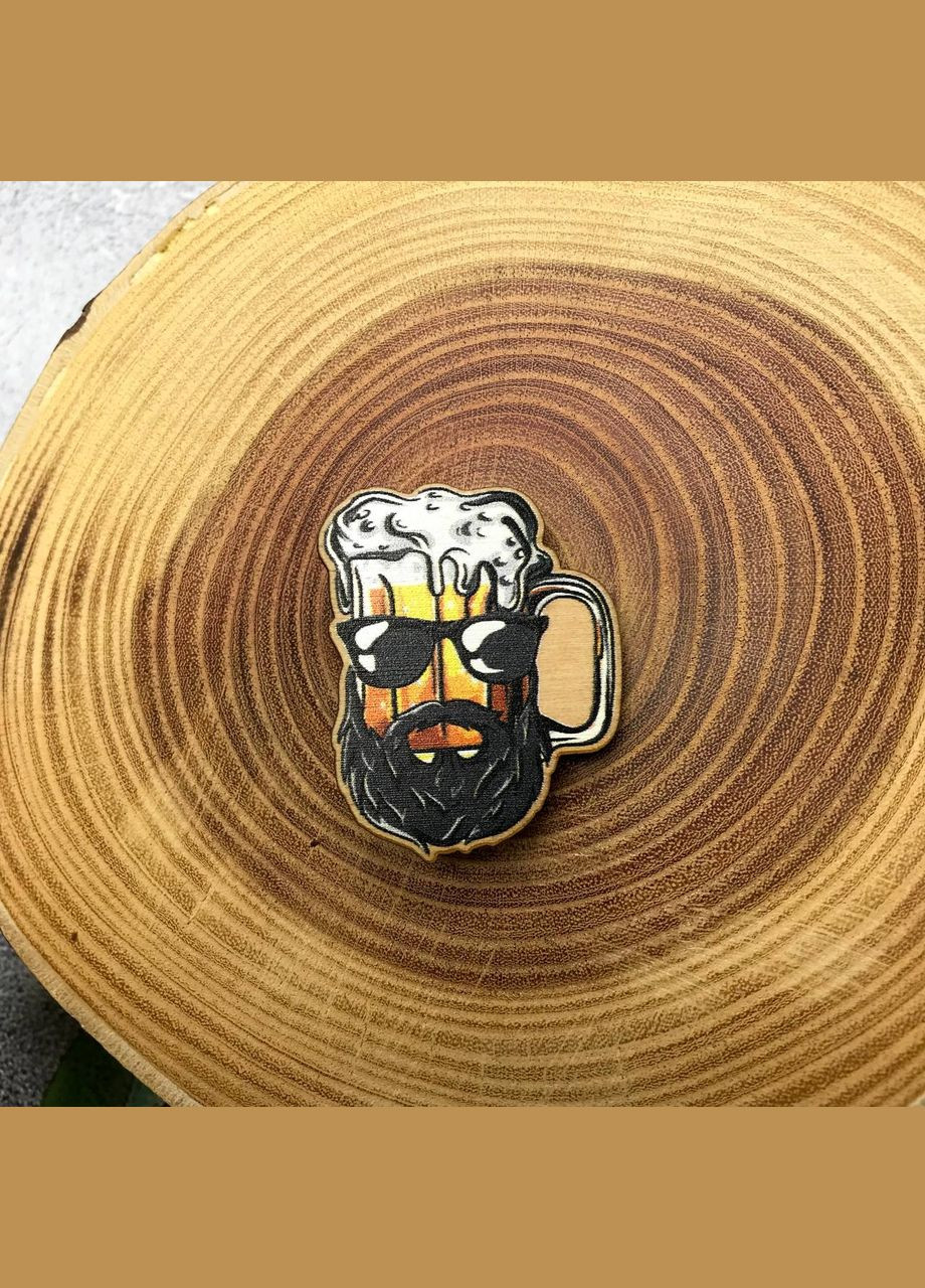 Значок з дерева "Келих пінного" Cozy-Up (291162365)