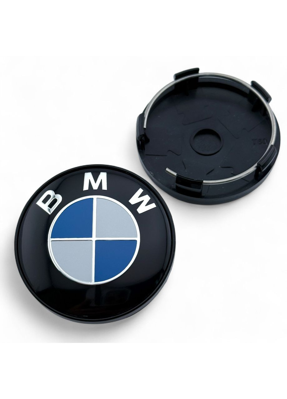 Ковпачки в диски БМВ заглушки для дисків 60/56 мм Синім логотипом (4 шт.) BMW (354698581)