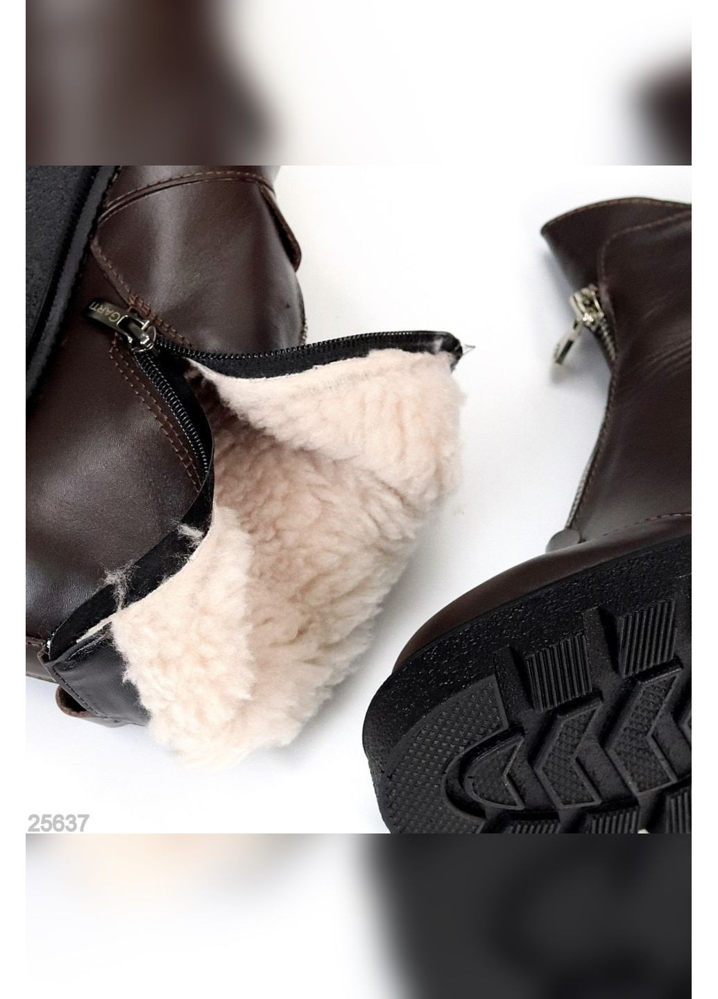 Зимние натуральные зимние ботинки No Brand