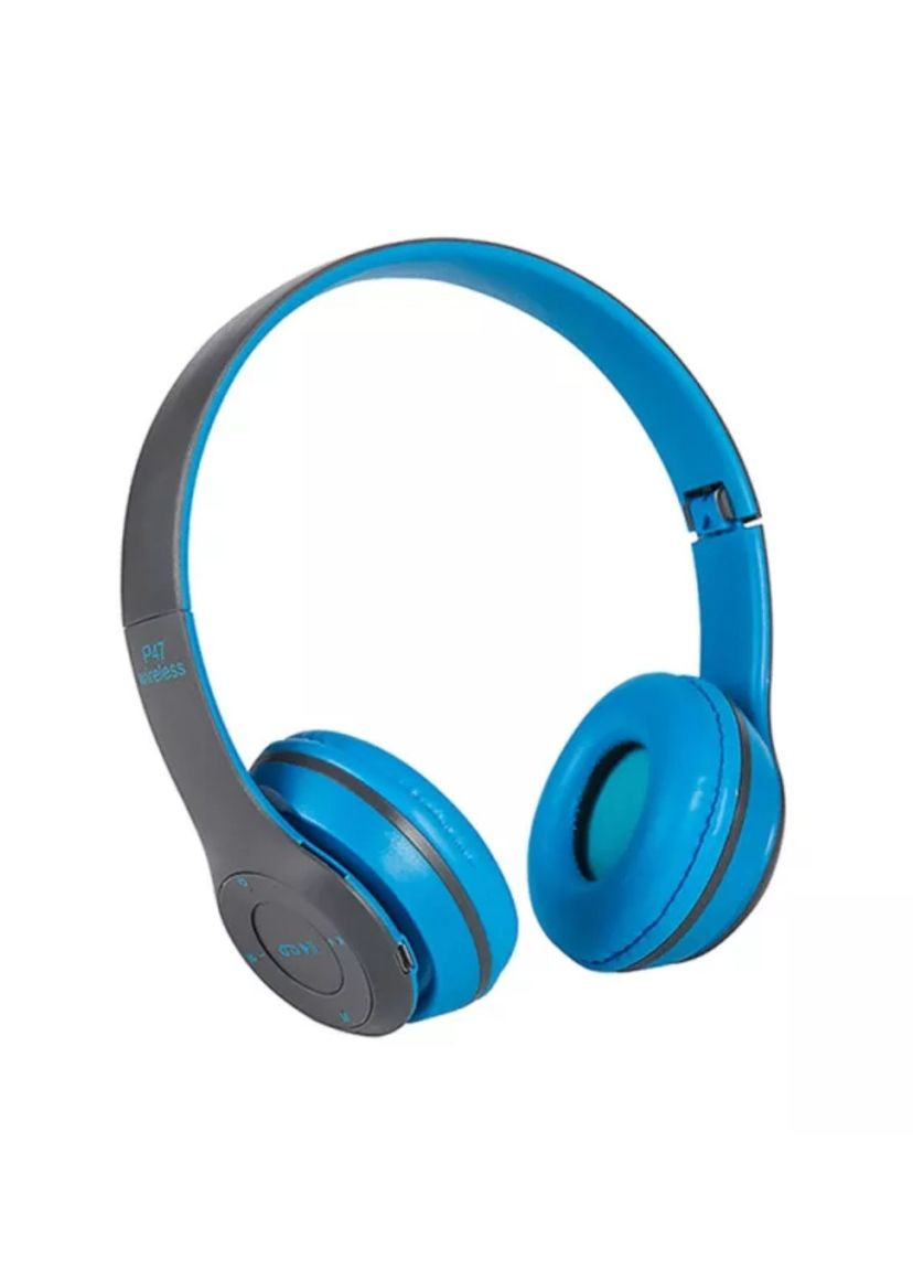 Беспроводные bluetooth стерео гарнитура наушники P47 белые No Brand (302241885)