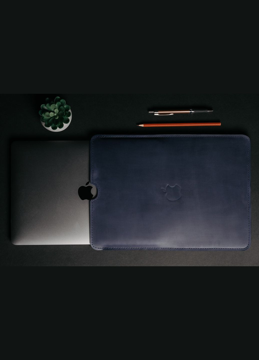 Шкіряний чохол для MacBook FlatCase Синій 13.3 Skin and Skin (290850370)