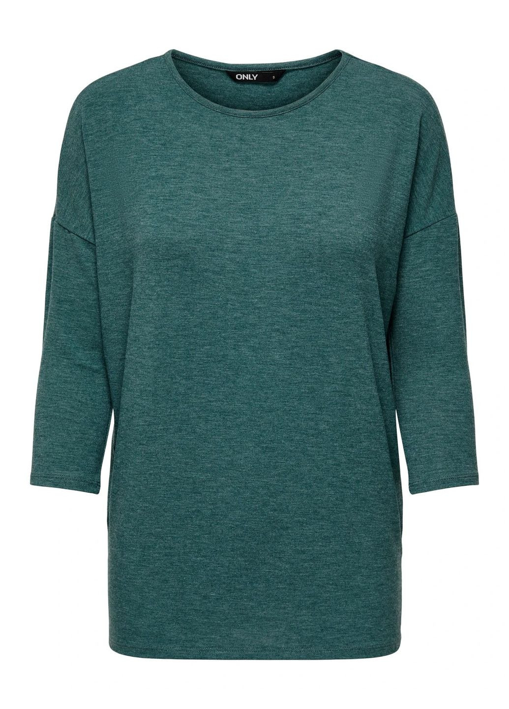 Лонгслив,темно-бирюзовый, Only (360723787)