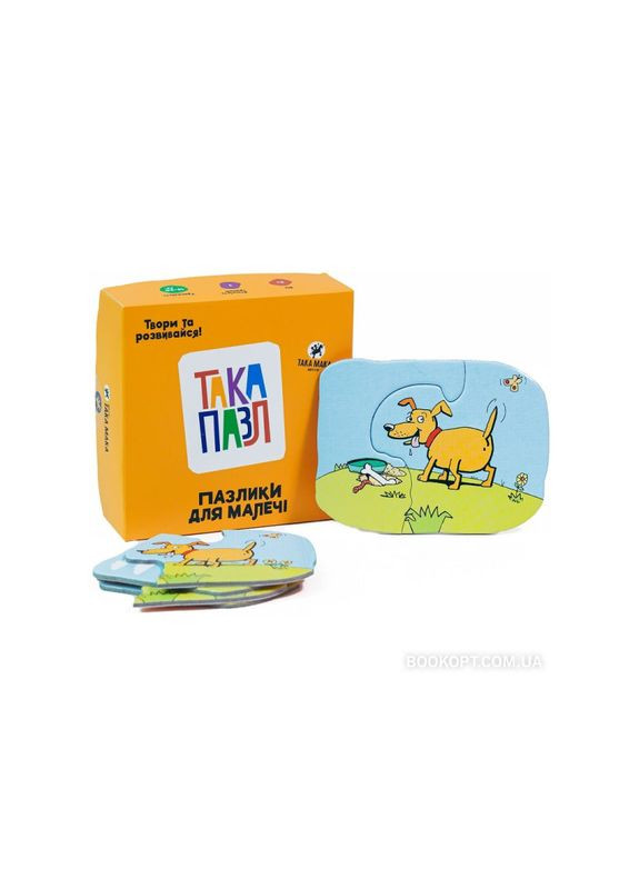 Детские Пазлы "Песик" 960223 6 элементов Така Мака (300388076)