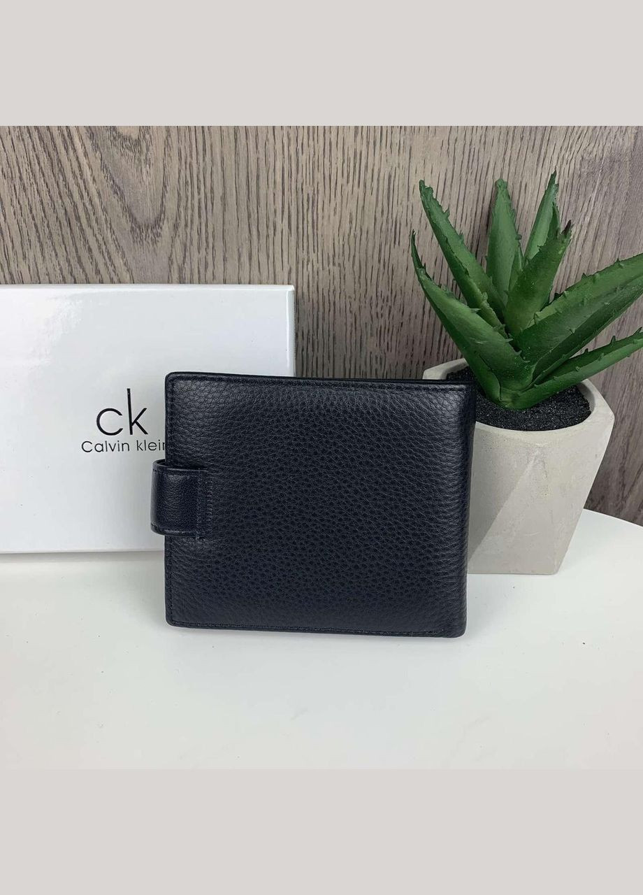 Мужской кожаный кошелек люкс Calvin Klein, мужское портмоне натуральная кожа Кельвин Кляйн No Brand (334730635)