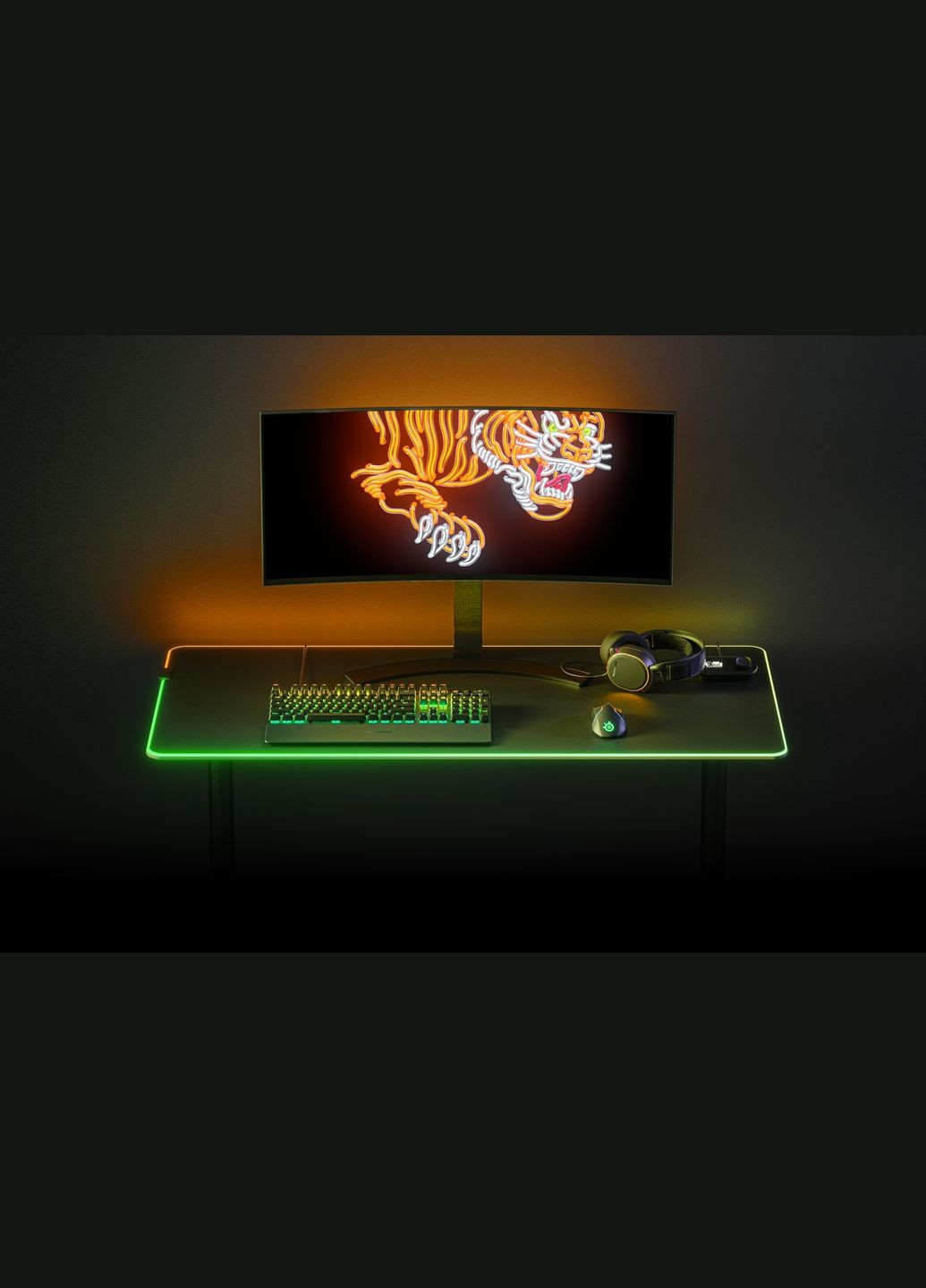 Ігрова поверхня QcK Prism Cloth 3XL ETAIL RGB 1200x590x4мм SteelSeries (314749031)