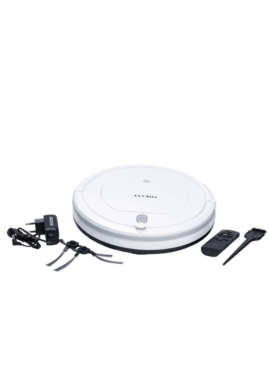 Робот-пылесос SK-13017 с пультом ДУ, белый Sokany (315636775)