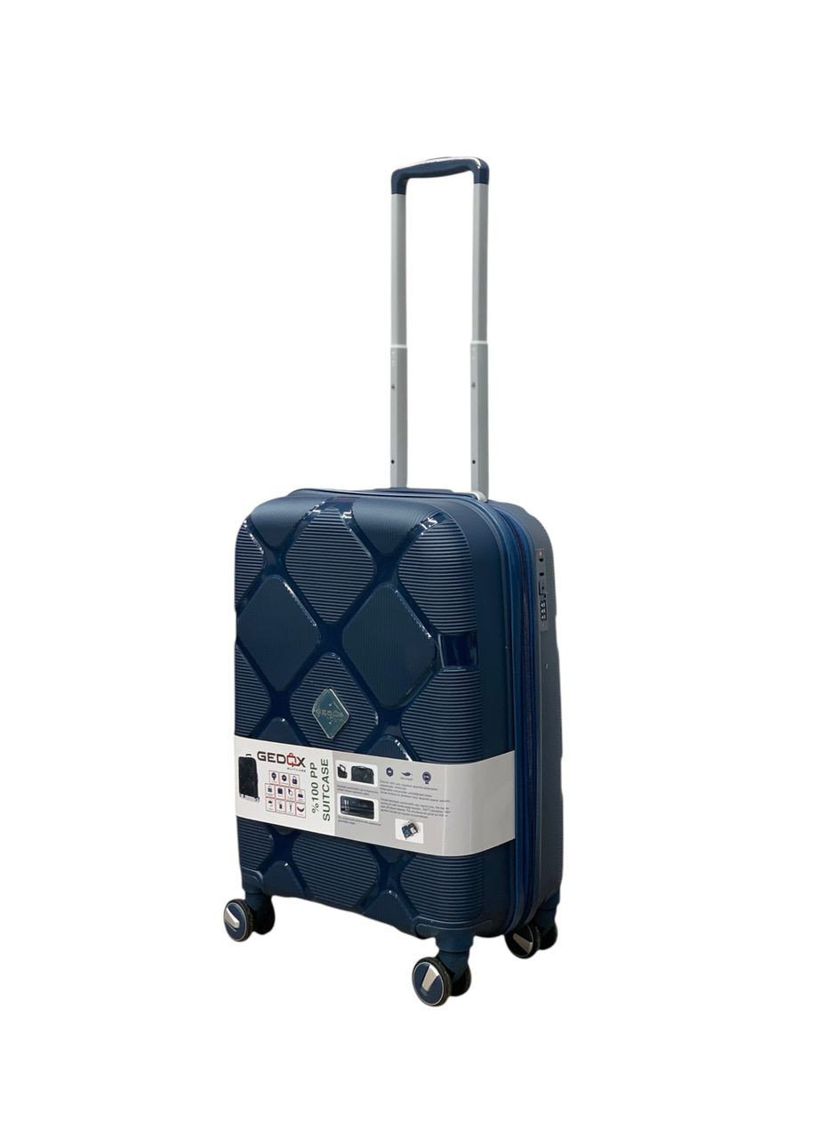 Чемодан Турция Маленький (S) Полипропилен На 4-х Двойных Колесах 50л PP010-S Gedox (335032915)