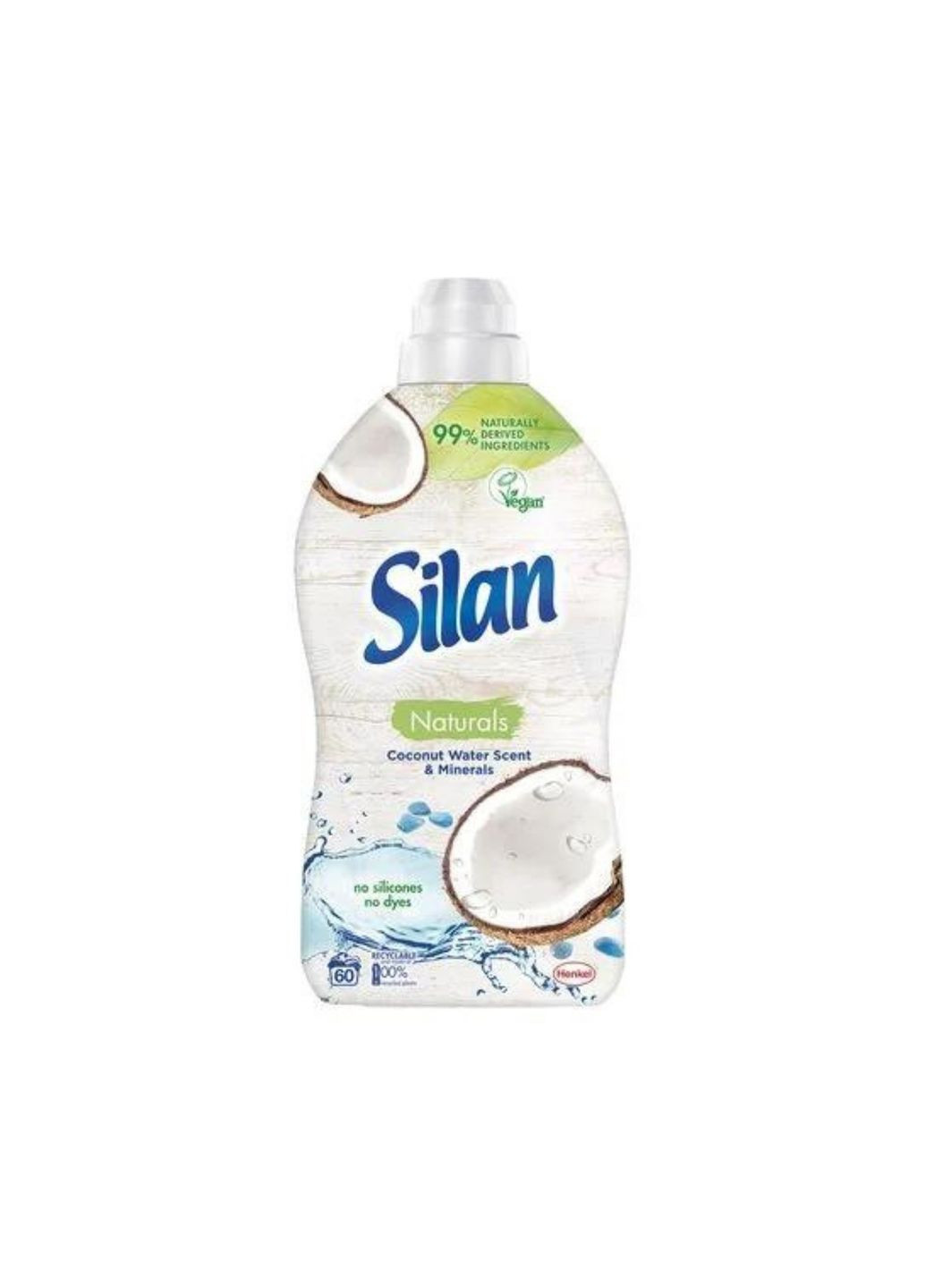 кондиціонер для білизни Naturals coconut water and minerals 1,242 л (54 прання) Silan (279773987)