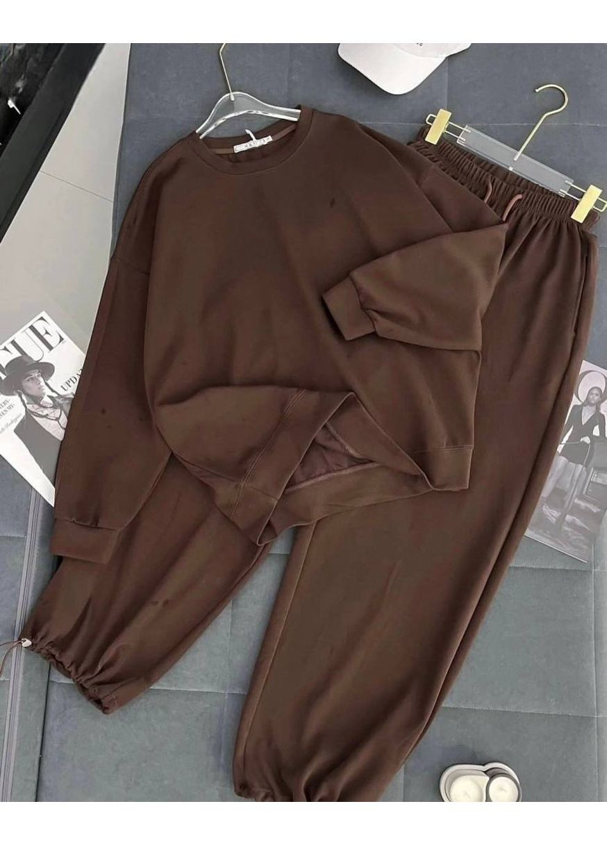 Жіночий спортивний костюм: світшот + штани Україна (350669286)