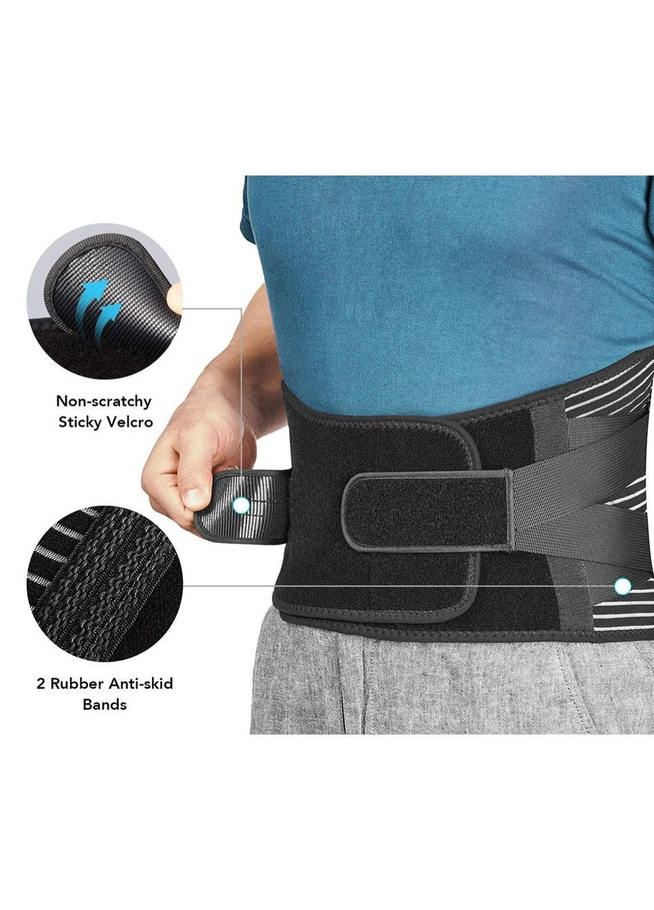 Еластичний пояс для спини з 6 опорами No Brand (372506227)