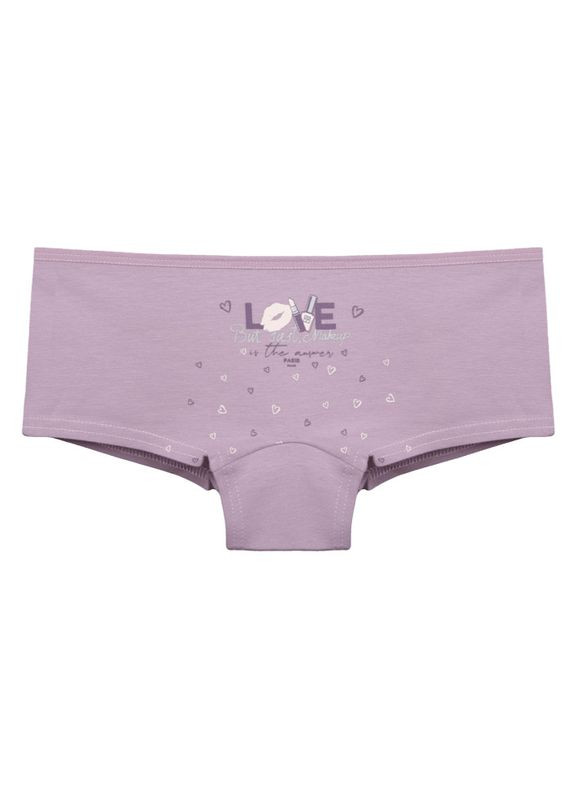 Подростковые трусы шортики с принтом LOVE для девочки Donella Шортики (326767019)