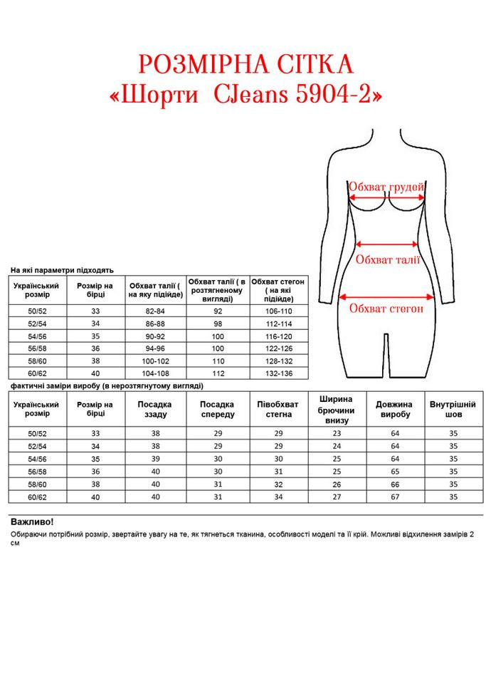 Шорти CJeans 5904-2-Ш Alenka Plus (354699699)