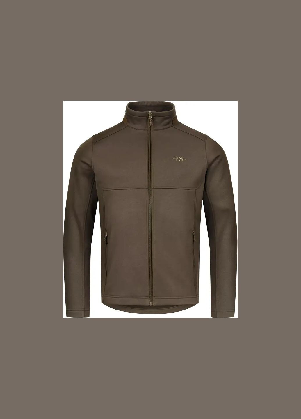 Темно-коричневая демисезонная куртка blaser active outfits fleece kylar dark brown No Brand