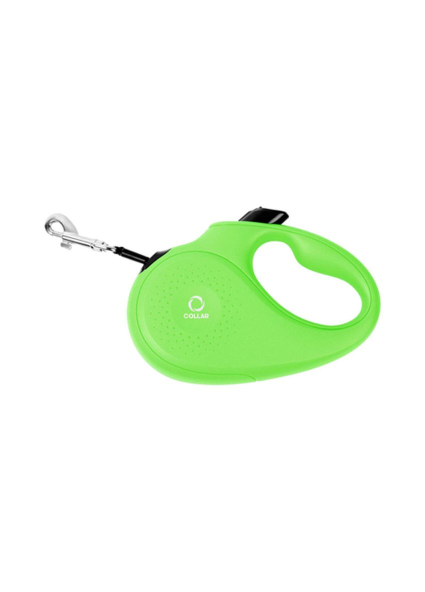 Поводок-рулетка для собак, размер L, 50 кг, 5 м, светоотражающая лента, Collar (279563124)