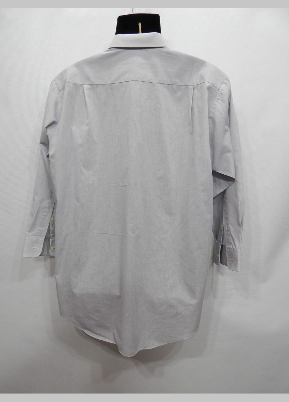 Серая классическая рубашка в клетку No Brand