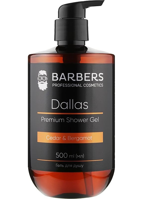 Гель для душа Dallas Premium Shower Gel 500ml (2-948534) Barbers (369794162)