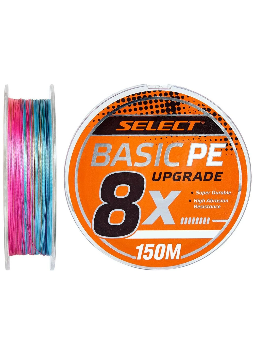 Шнур Basic PE 8x 150m (разноцветный) #1.0/0.14mm 18lb/8.2kg Select (395692365)
