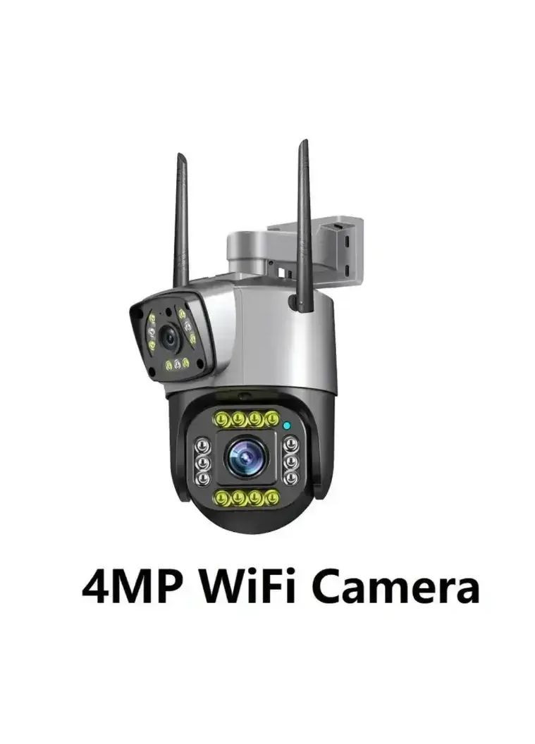 Камера для спостереження, Ip камери відеоспостереження онлайн вуличні, відеокамера вулична вайфай GOPRO A0203 (361205062)