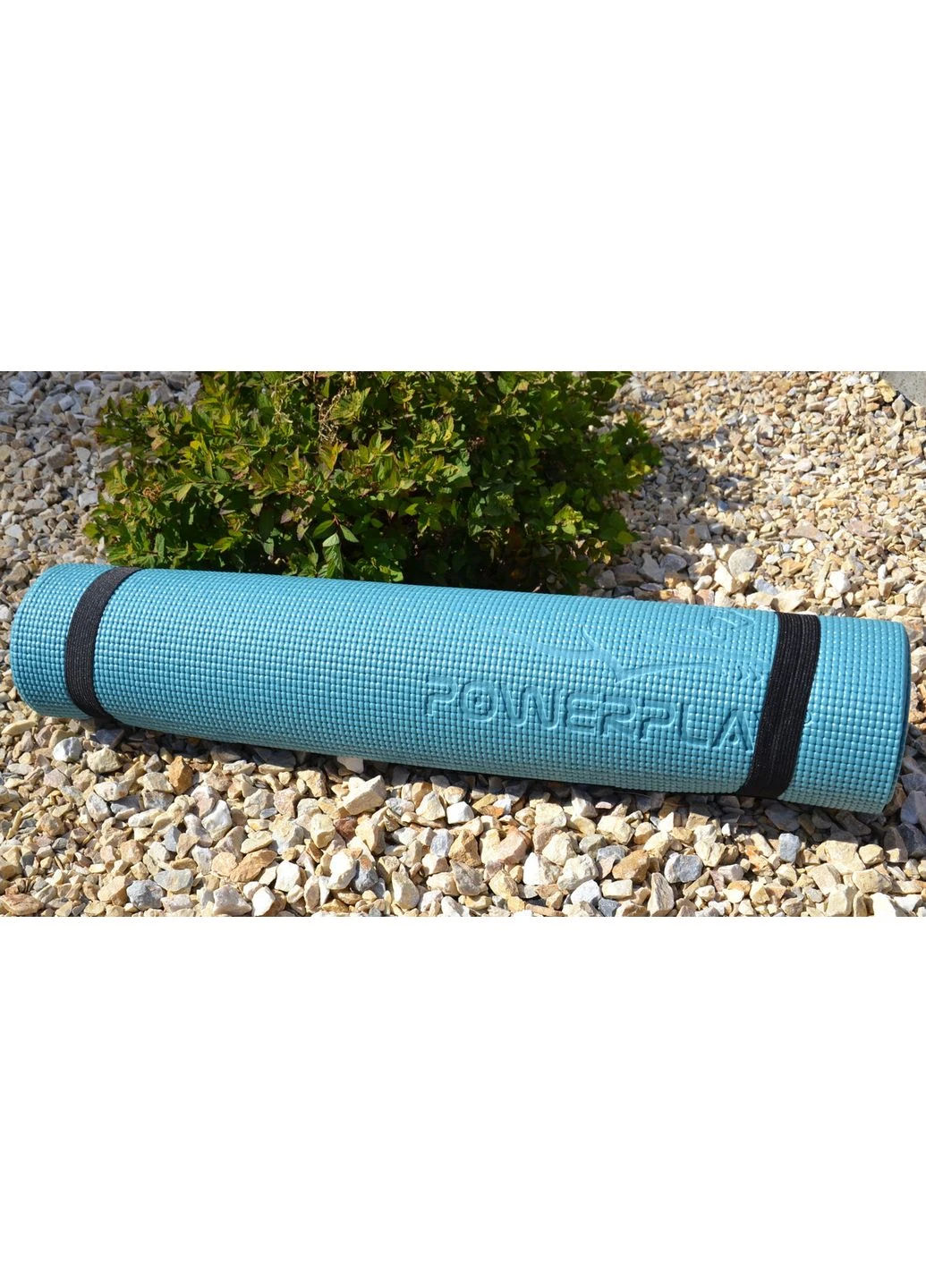 Коврик для йоги и фитнеса 4010 PVC Yoga Mat Зеленый (173x61x0.6) PowerPlay (362914639)
