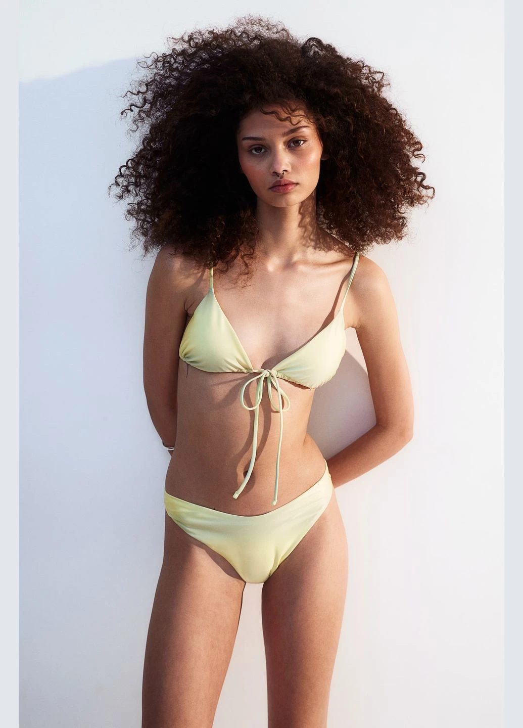 Желтые купальные трусики H&M
