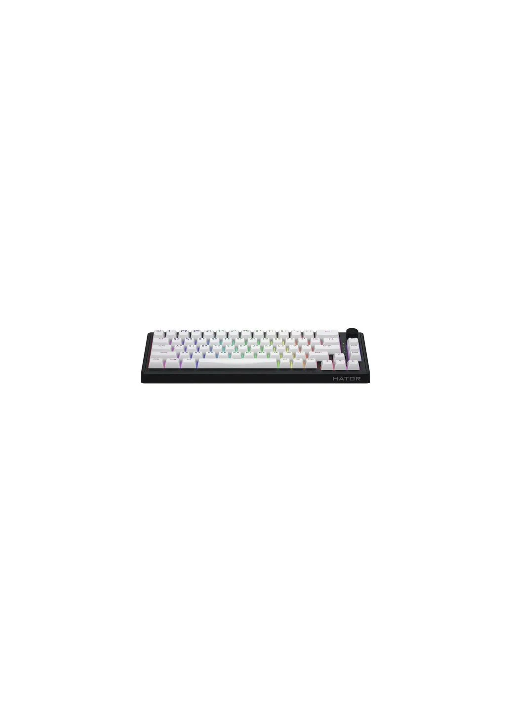 Клавиатура /White (HTK1860UA) Hator Skyfall 65 MAG ULTRA 8K Aurum Ice RGB USB UA Black (400312337)