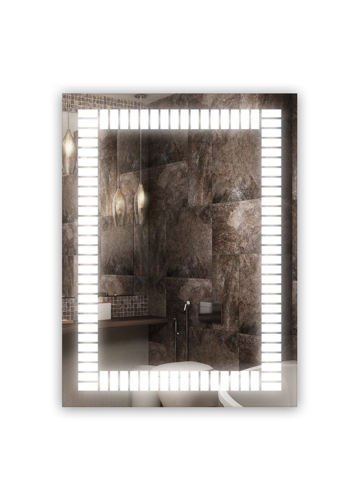 Зеркало с LED подсветкой SR016 (600х800мм) No Brand (316322859)