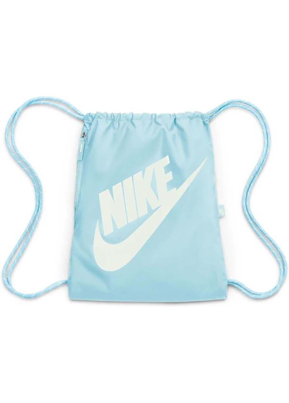Рюкзак-мешок NK HERITAGE DRAWSTRING 13L голубой 33х43 см Nike (367591355)