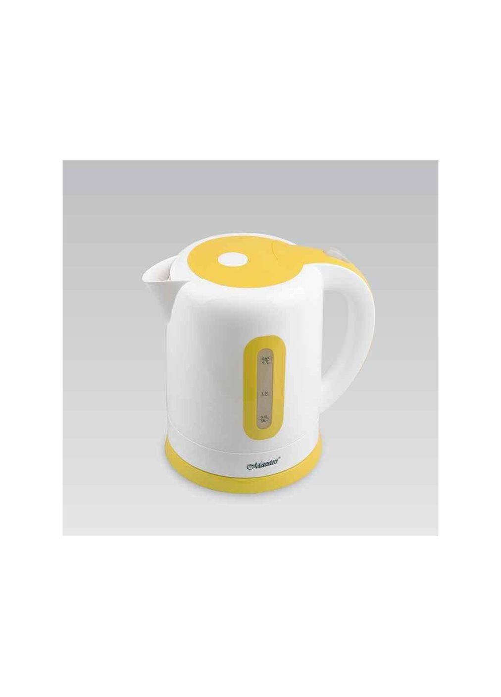 Електрочайник 2000Вт 1,7л MR040-WHITE (диск.) ТМ Maestro (304261249)
