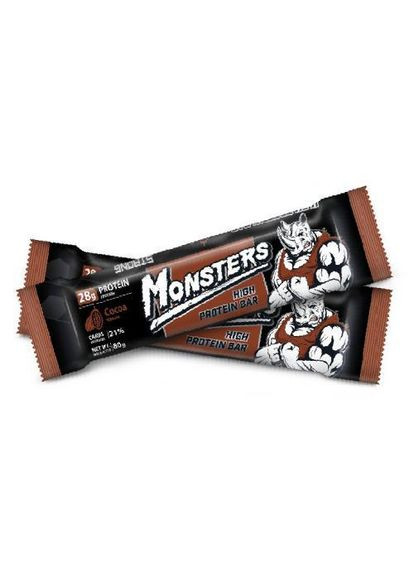 Протеиновые батончики Strong Max Monsters – 80 г (1 штука) Vale (348140236)