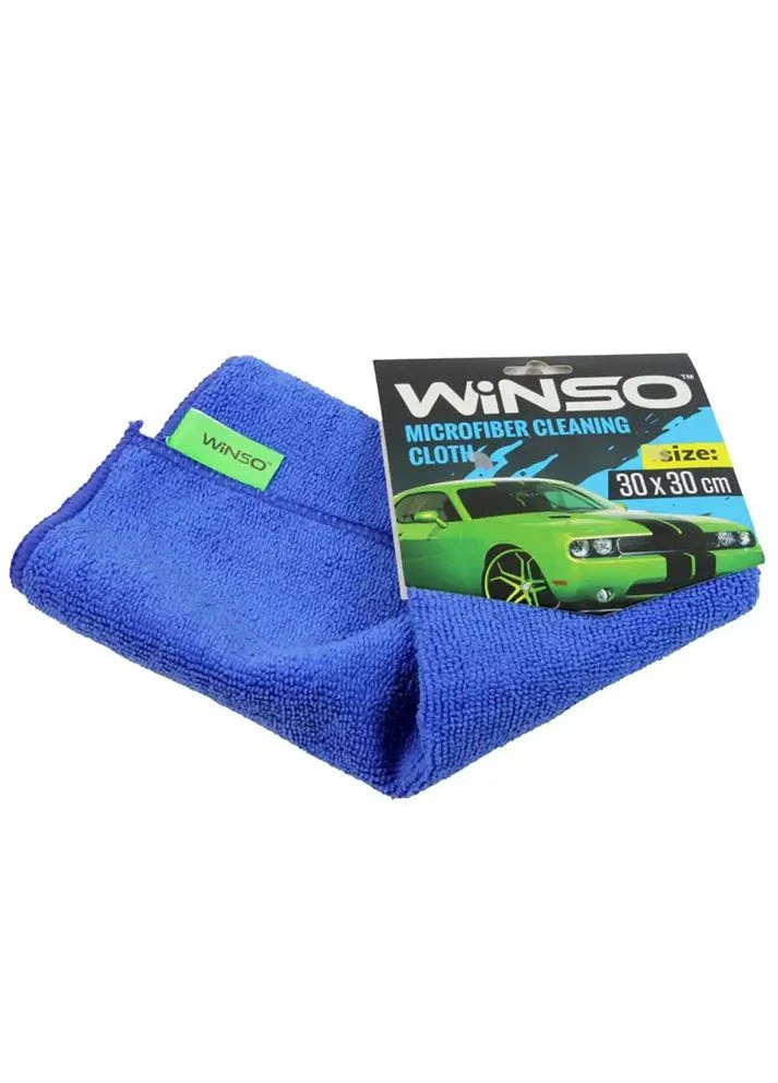 Ганчірка універсальна із мікрофібри 30 x 30 см 150100 Синя Winso (331646009)