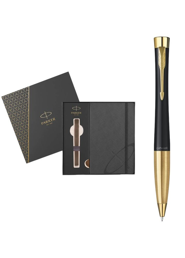 Набір URBAN Muted Black GT BP кулькова ручка + блокнот 30 035b24 Parker (316517372)