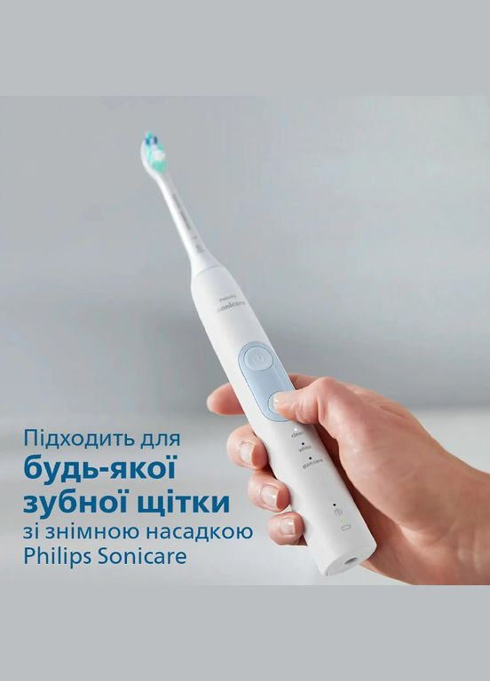 Насадки на зубні щітки Sonicare S Sensitive 4 шт Змінна насадка сенситив для електрощітки Філіпс Philips (300158957)