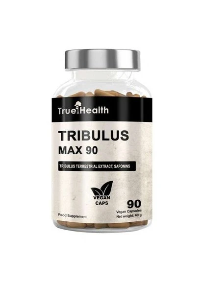 Екстракт трибулуса террестриса Tribulus Max 200 mg, 90 вегакапсул для підтримки статевої функції True Health (378791212)
