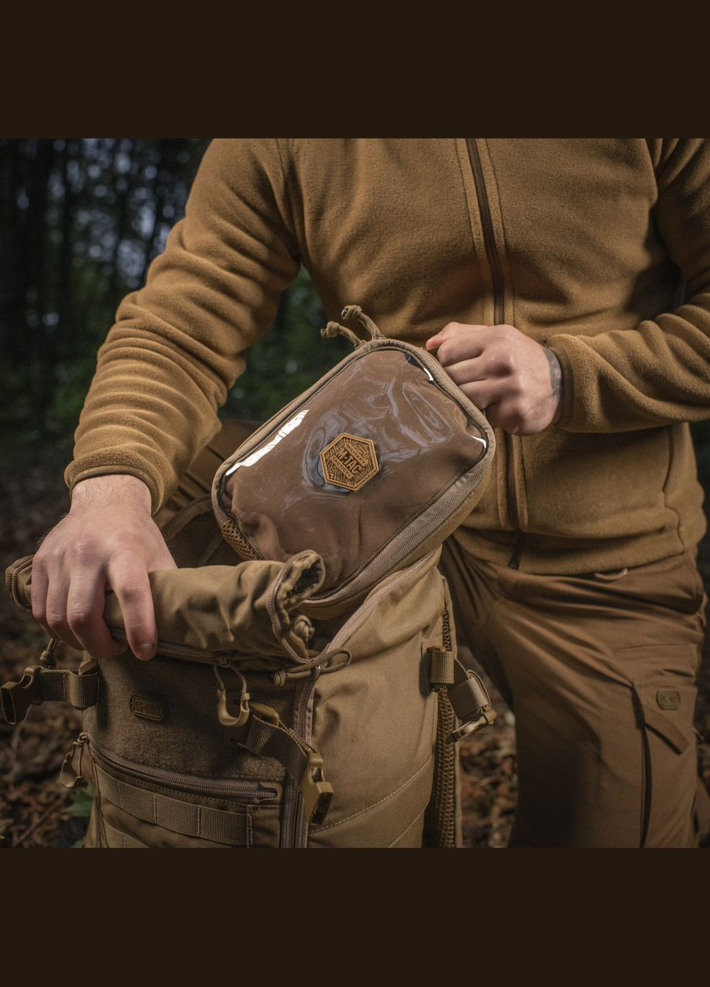 Органайзер утилитарный прозрачный Elite Small Gen.II Coyote M-TAC (303262502)