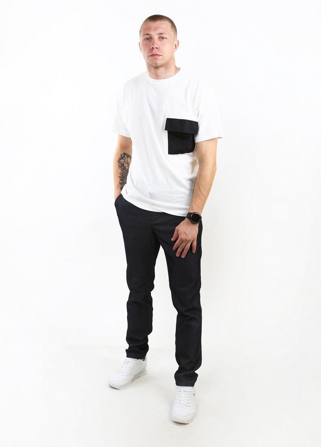 Темно-синие демисезонные брюки Mtp