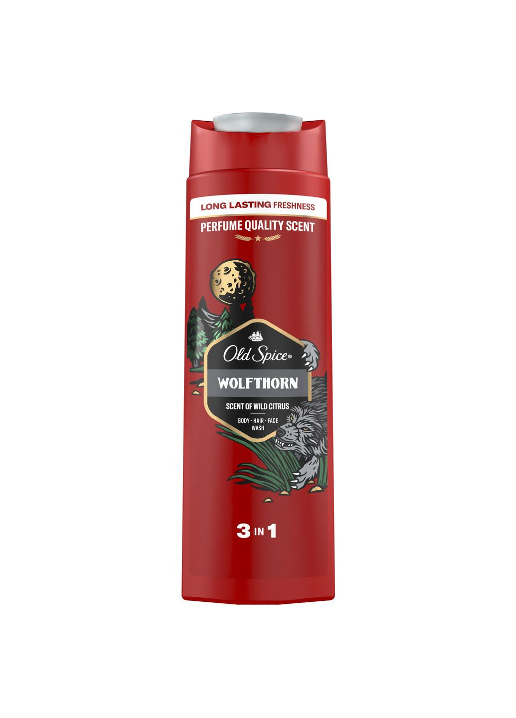 Гель для душу 3-в-1 Wolfthorn, 400 мл Old Spice (334004065)
