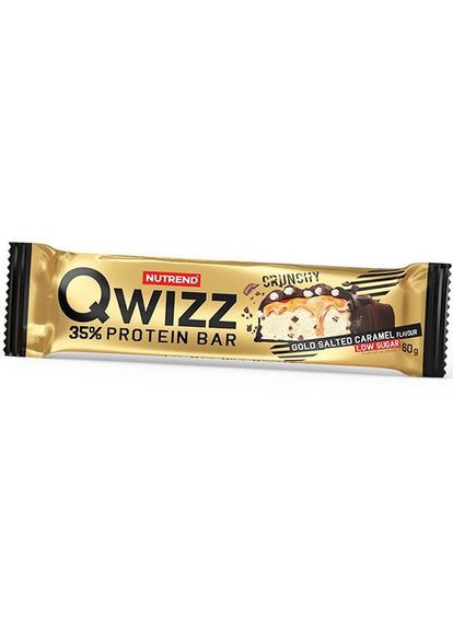Белковый Батончик, Qwizz Protein Bar, 60г Солена карамель (14119021) Nutrend (322724175)