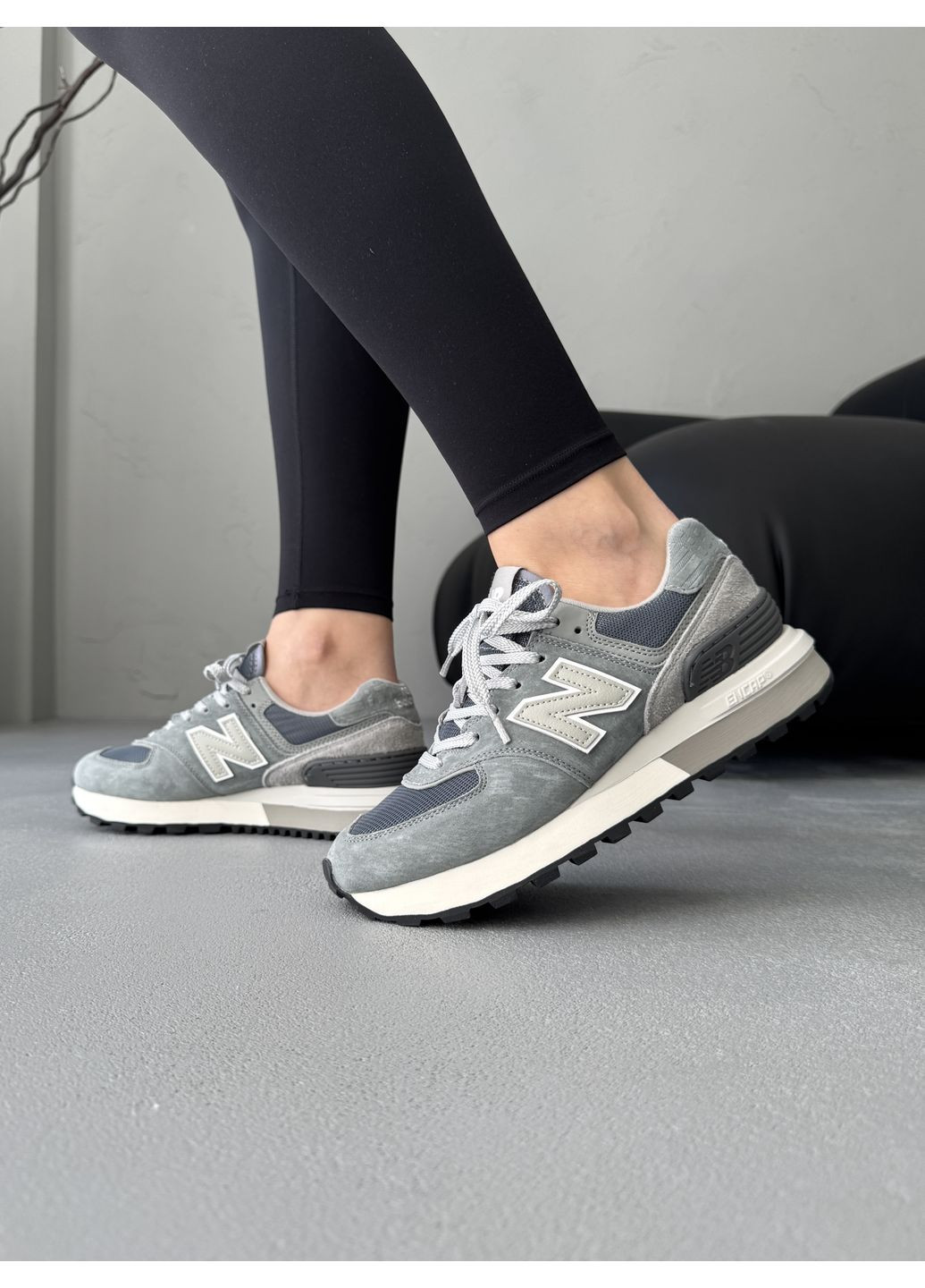 Кроссовки женские и мужские New Balance 574 Legacy Grey | Нью Беланс 574 серые демисезоны (371770577)