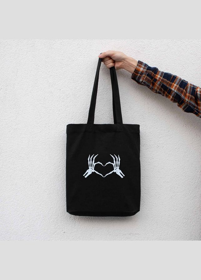 Экосумка "Skeleton heart" (BD-ES-42) Black BeriDari (293509793)