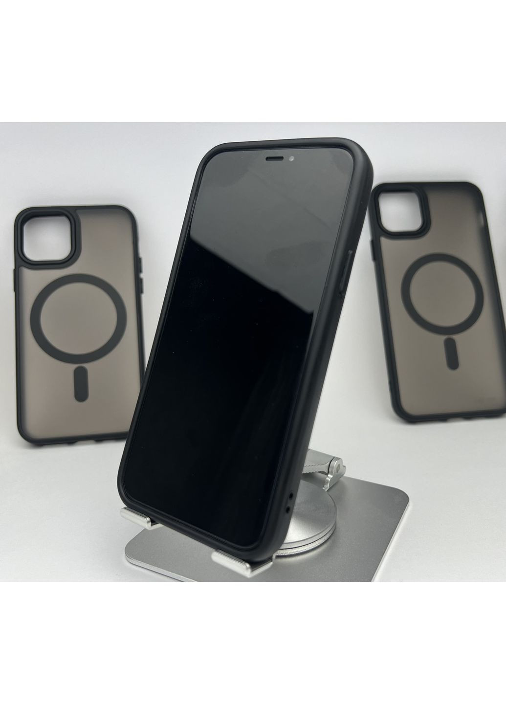 Чохол з MagSafe на 11 PRO магнітний кейс для айфон 11 про протиуданий магнітний black matte No Brand (369137560)