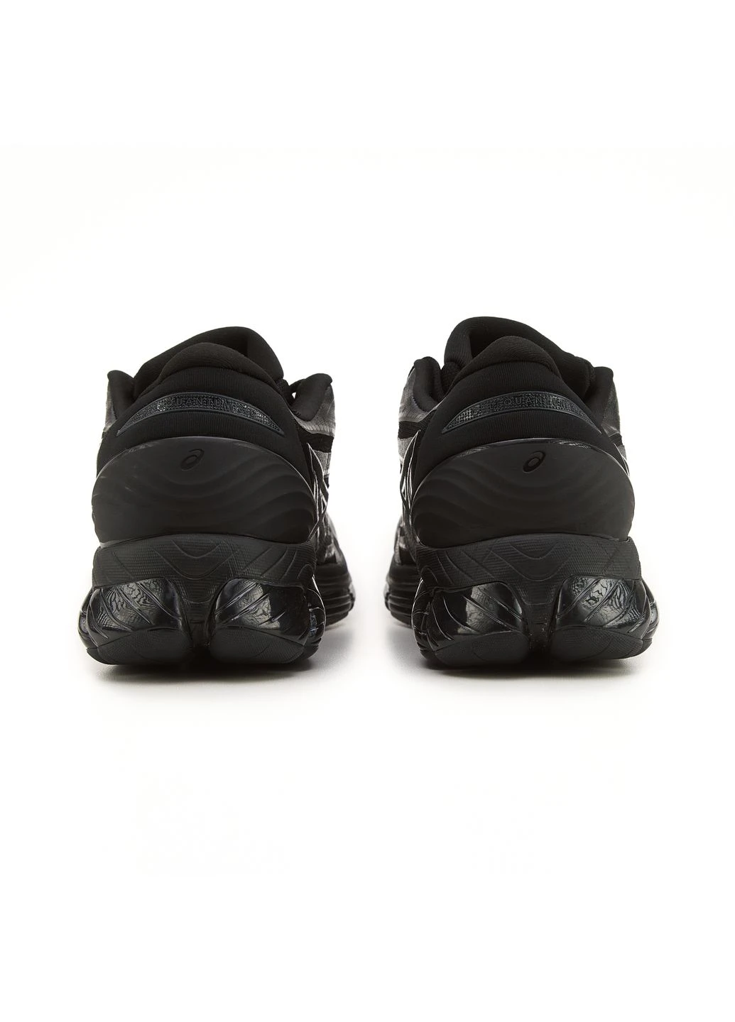 Чорні кросівки чоловічі asics gel-quantum 360 vii black асікс гель чорні демісезон No Brand