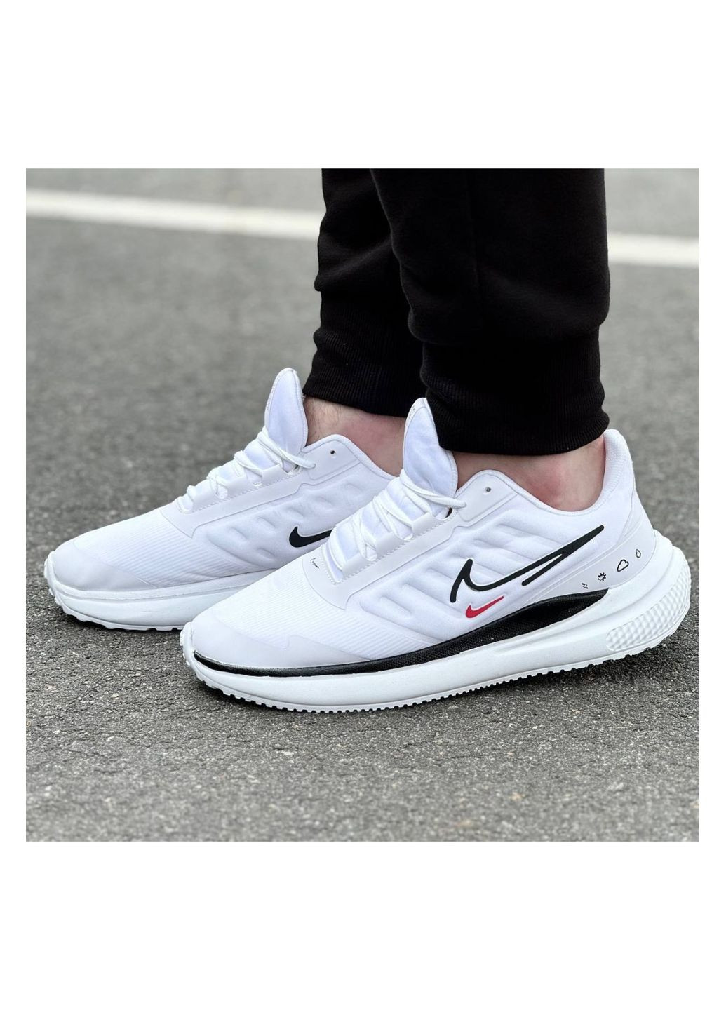 Білі всесезон чоловічі кросівки No Brand