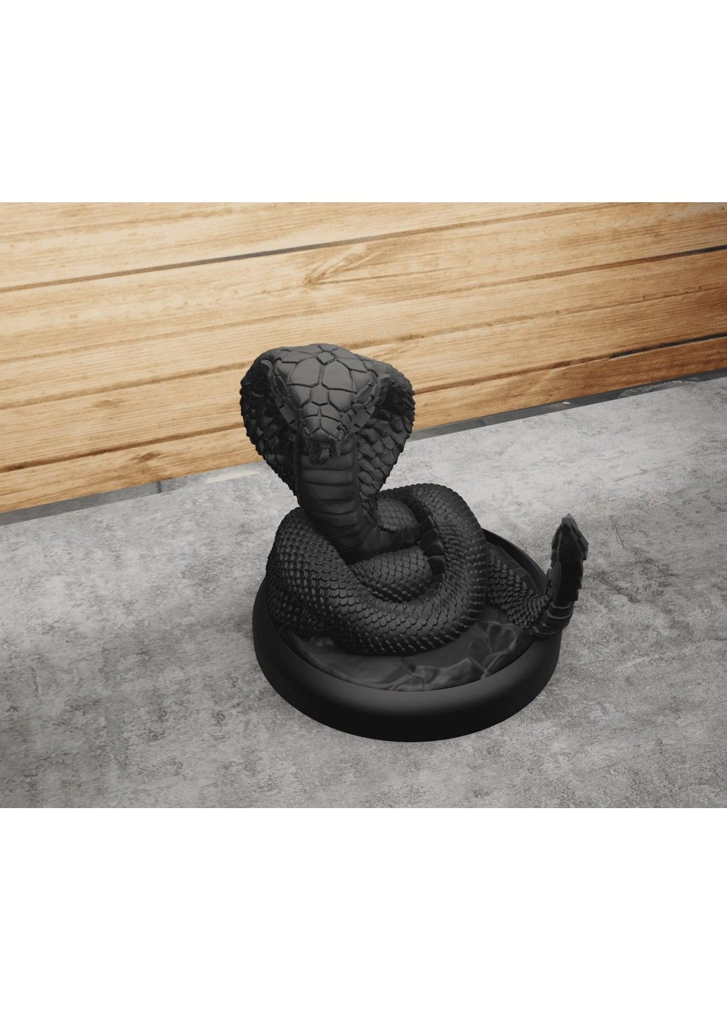 Змея Кобра фигурка на подставке. Символ 2025 года ЗаСвіт (369719044)