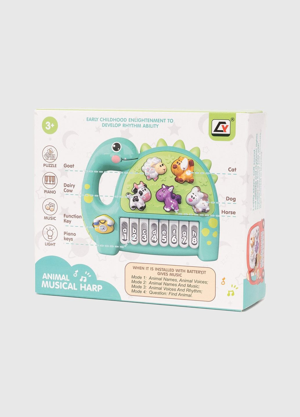 Орган со звукамии животных CY-8024B Разноцветный (2002015332068) shop (2002015332068) No Brand (364280233)