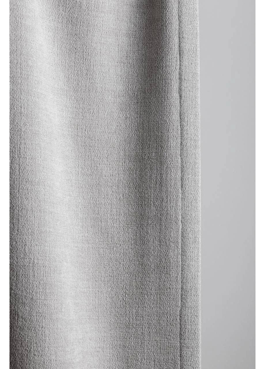 Шторы из матового шенила 2шт 4м х от 2,5м до 3м HYGG (370367332)